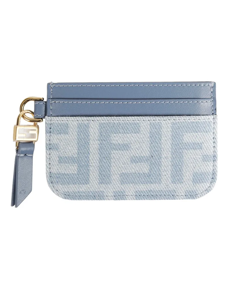 Fendi Baguette Card Case Blue