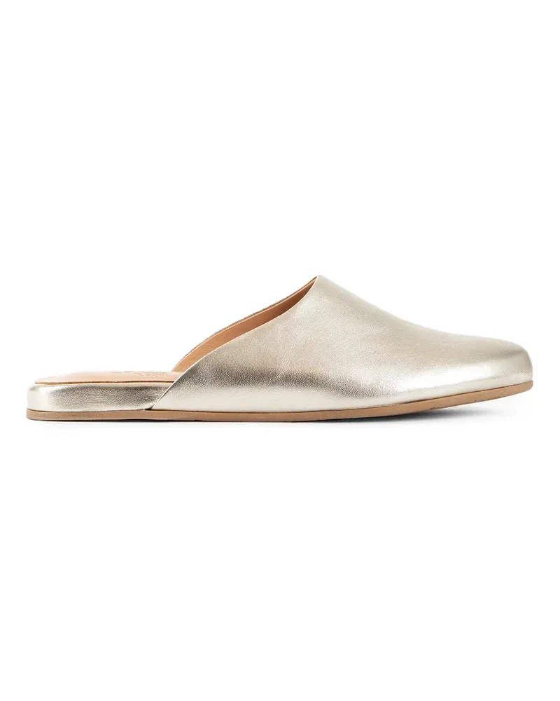 Ancient Greek Sandals The Slipper'' Mule Silver