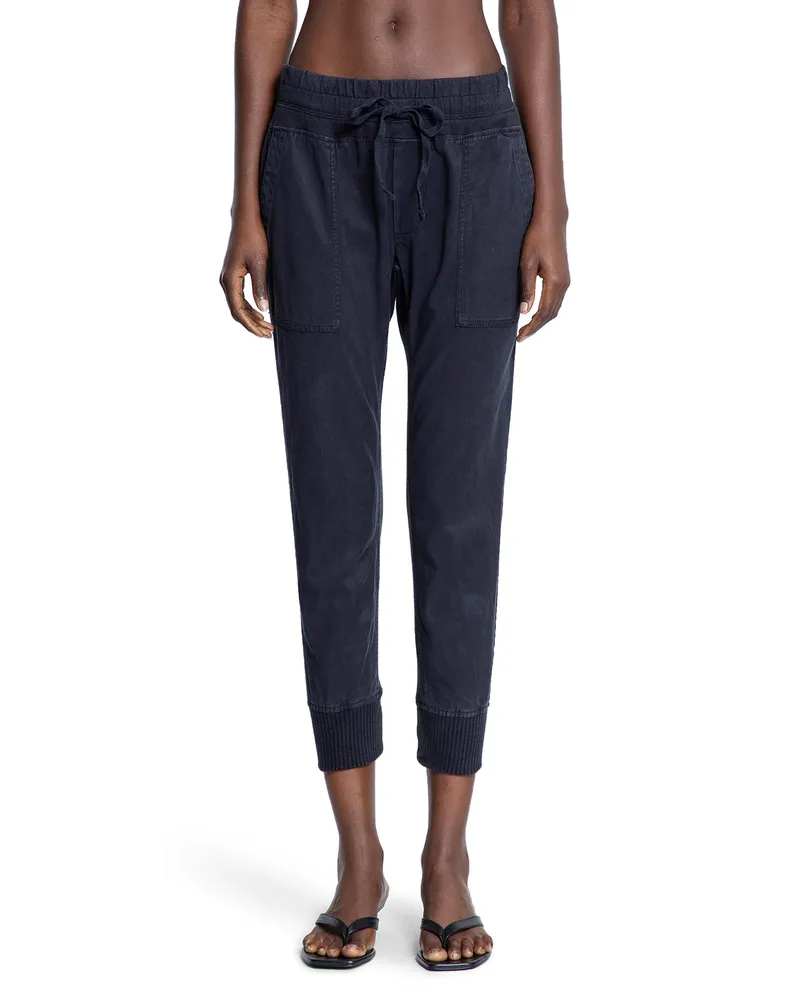 James Perse Mixed Media Pants Blue
