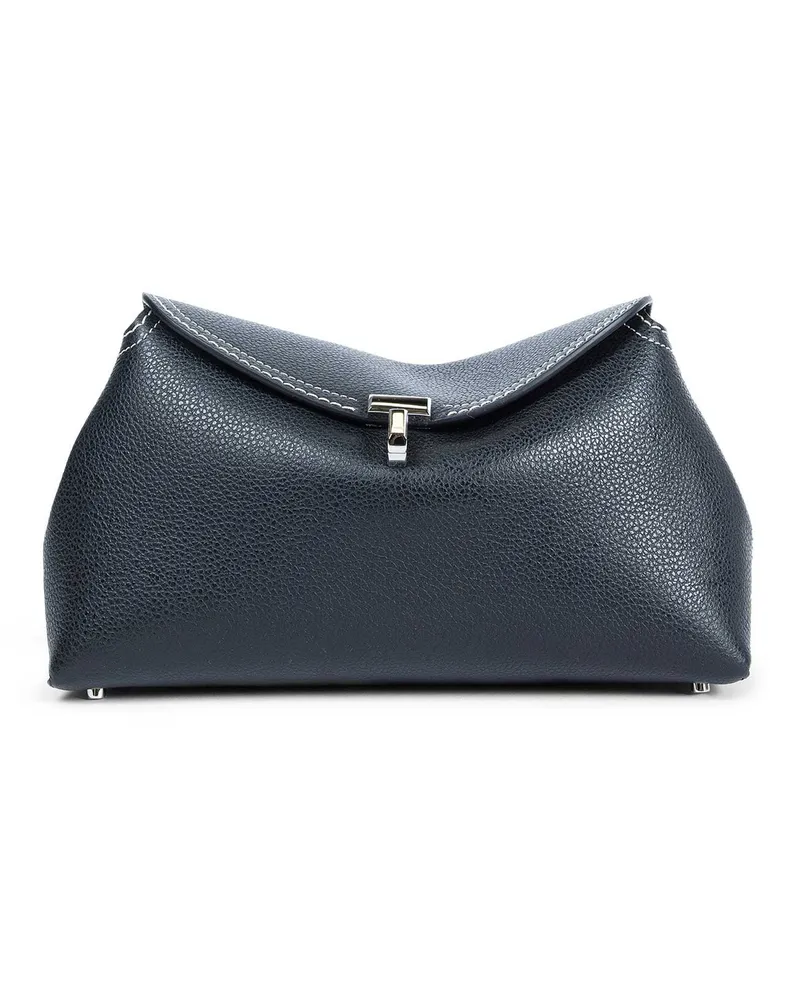 Totême T-Lock clutch Black