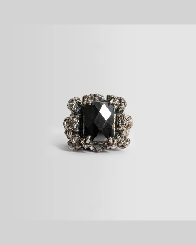 KD2024 Tiger Temple Ring Silver