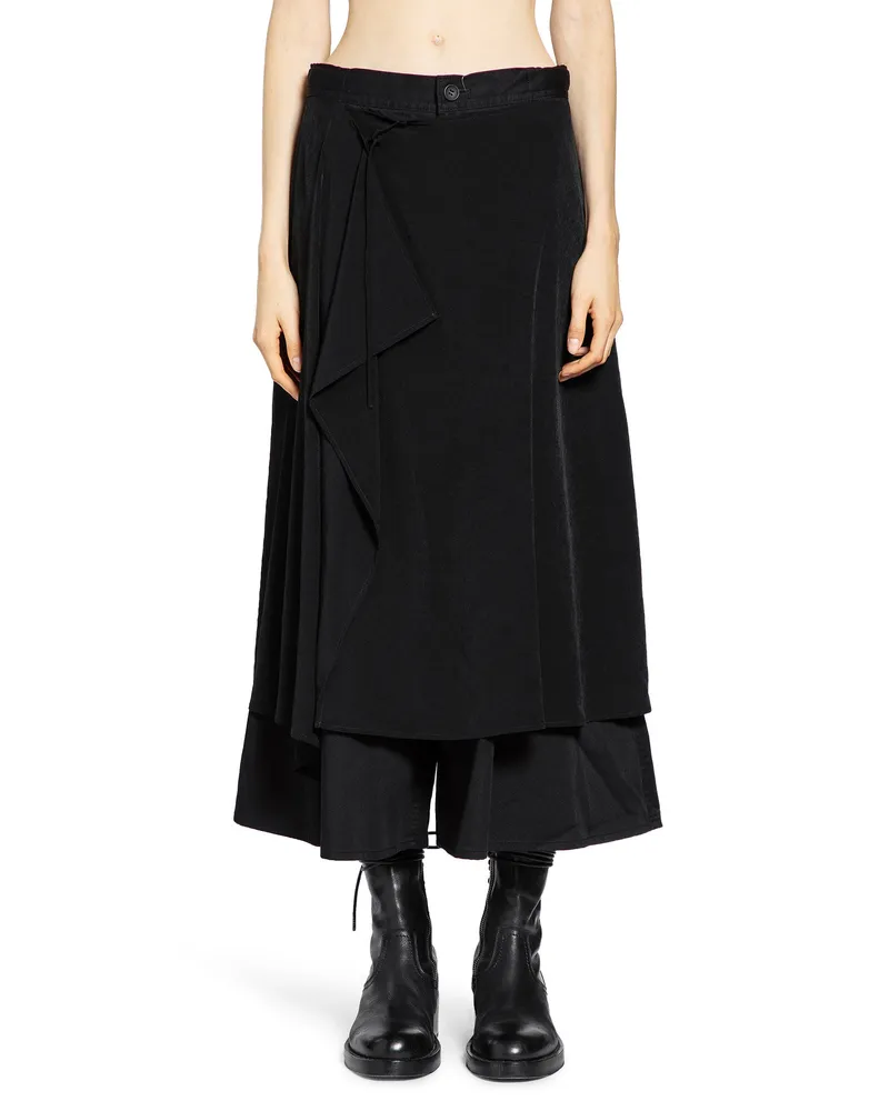 Yohji Yamamoto WOMAN BLACK TROUSERS Black
