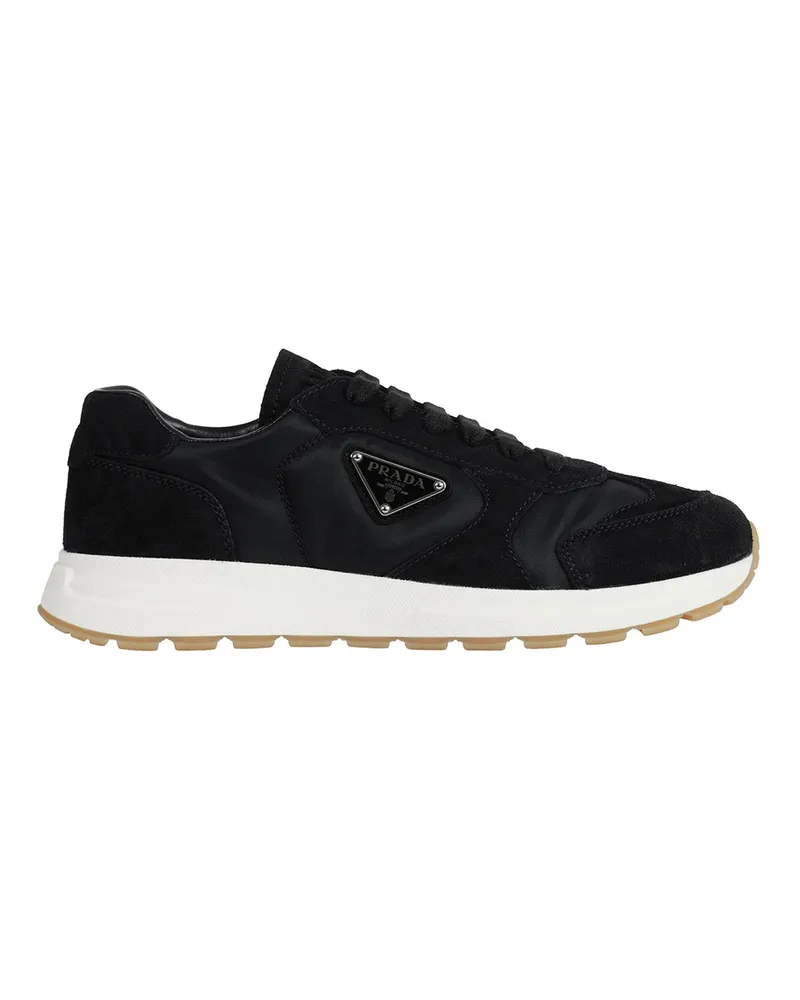 Prada Prax Suede And Re-Nylon Sneakers 
