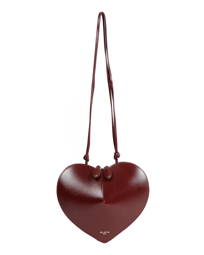 Alaïa Le Coeur bag in calfskin Red