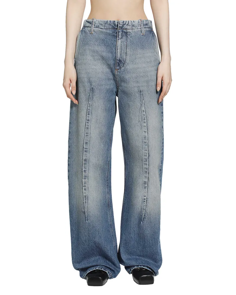 Maison Margiela Barrel Leg Jeans Blue