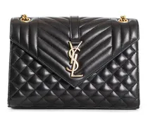 Envelope Medium in Matelassé Lambskin