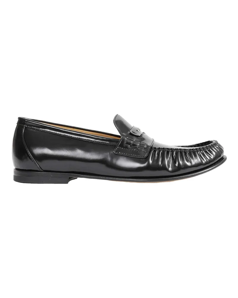 Fendi Scrunch Loafers Black