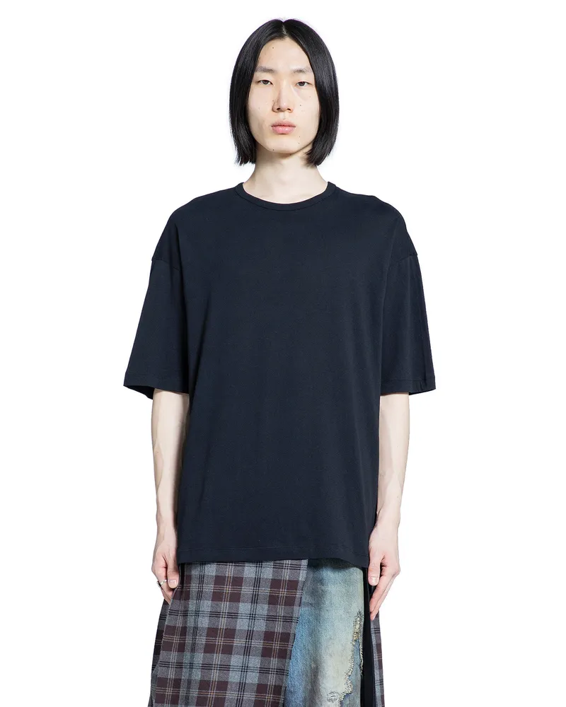 Ann Demeulemeester Dieter ''Road to Never'' High-Comfort T-Shirt Black