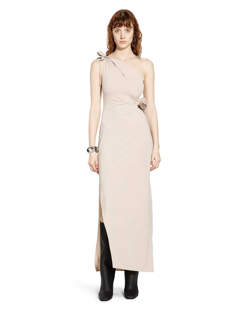 COPERNI Asymmetric Flower Gown Beige