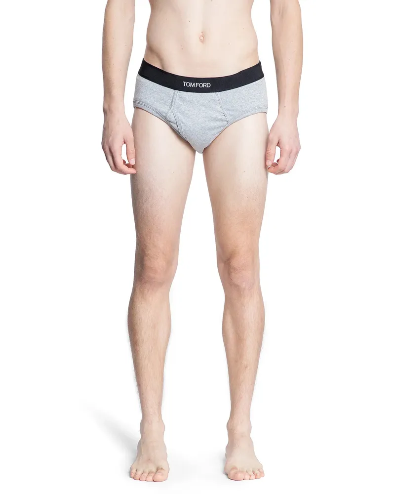 Tom Ford Slip in jersey elasticizzato di cotone Grey