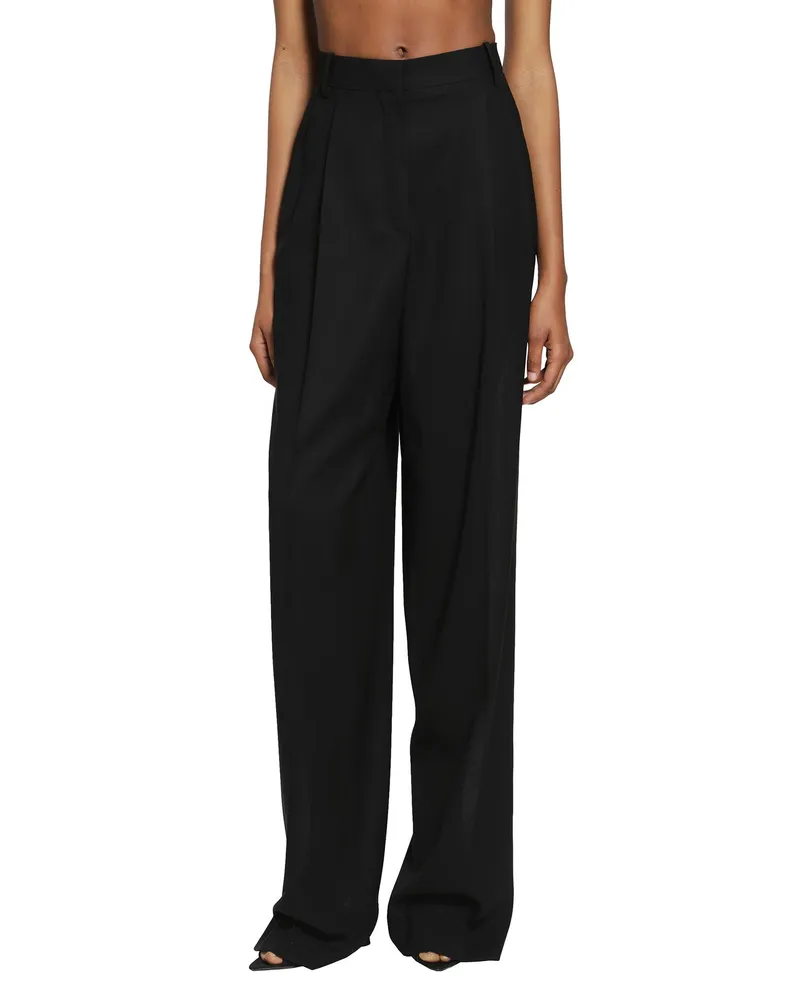 Tom Ford Wool Tailored Trousers Black