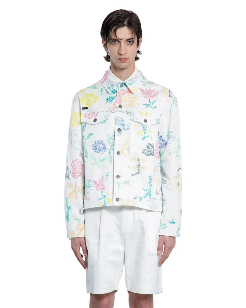 Soulland Declan Denim Jacket White