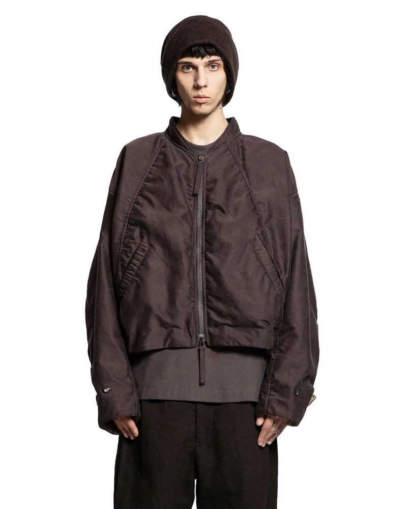Ziggy Chen Bomber Jacket Brown