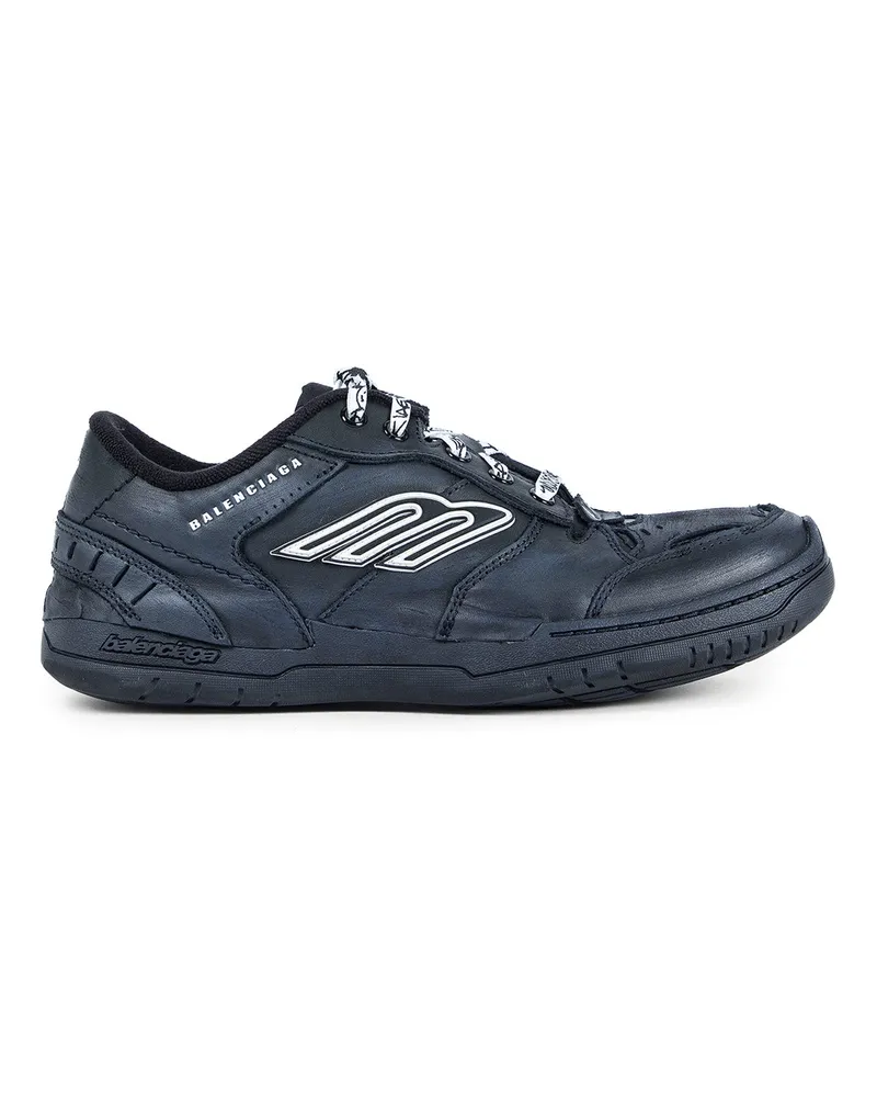 Balenciaga Hamptons Worn-Out Sneakers Black