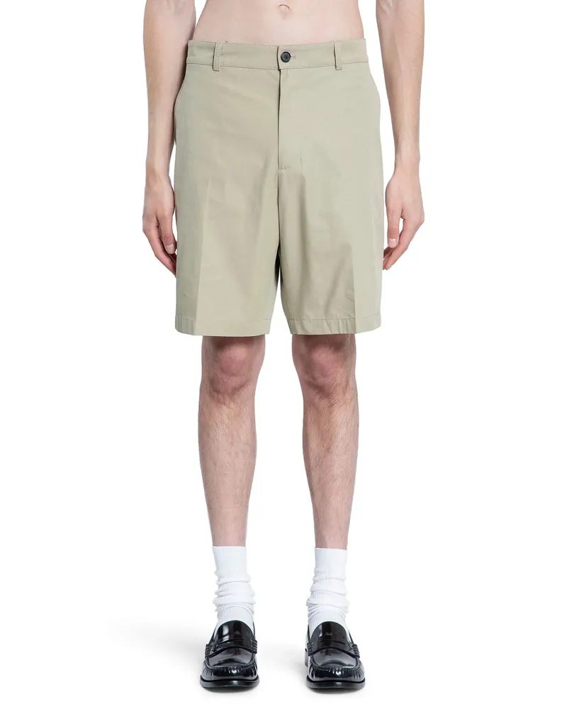 Burberry Cotton Chino Shorts Beige