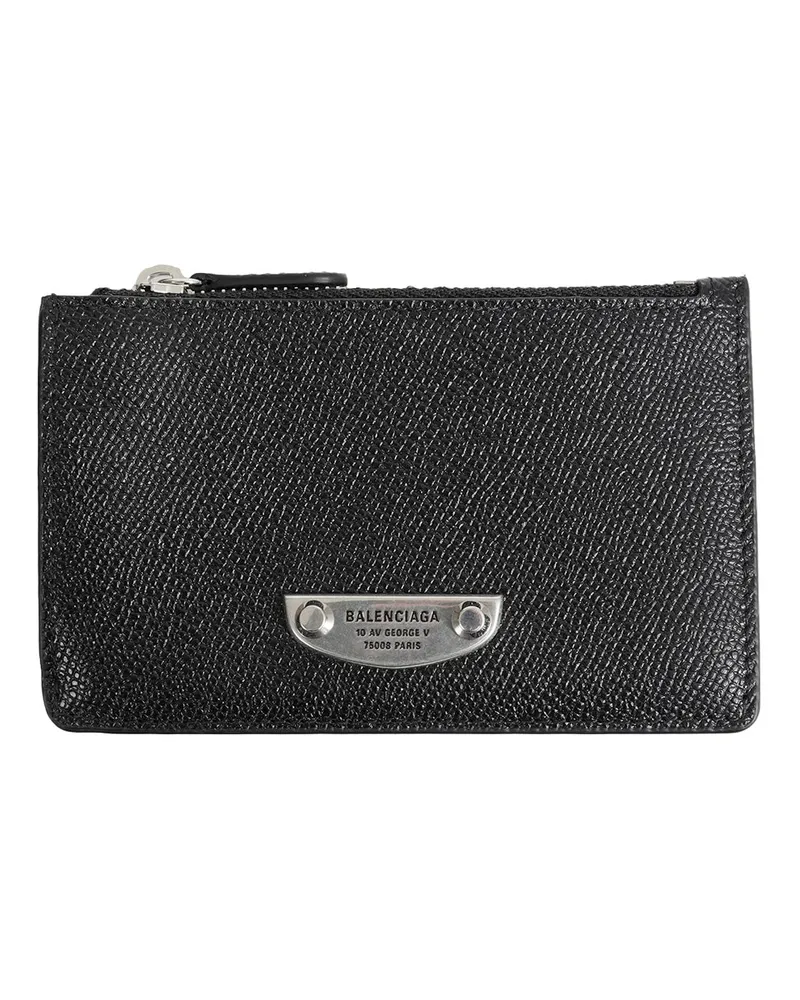 Balenciaga Le City Uptown Long Coin and Card Holder Black