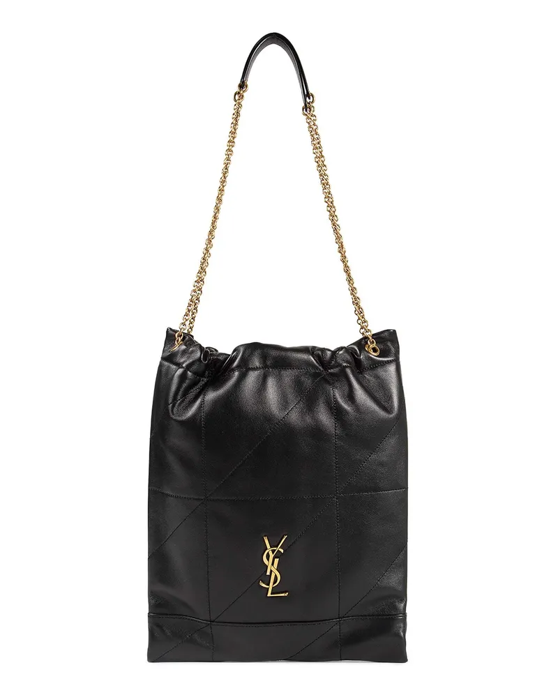 Saint Laurent Jamie Pochon in Lambskin Black