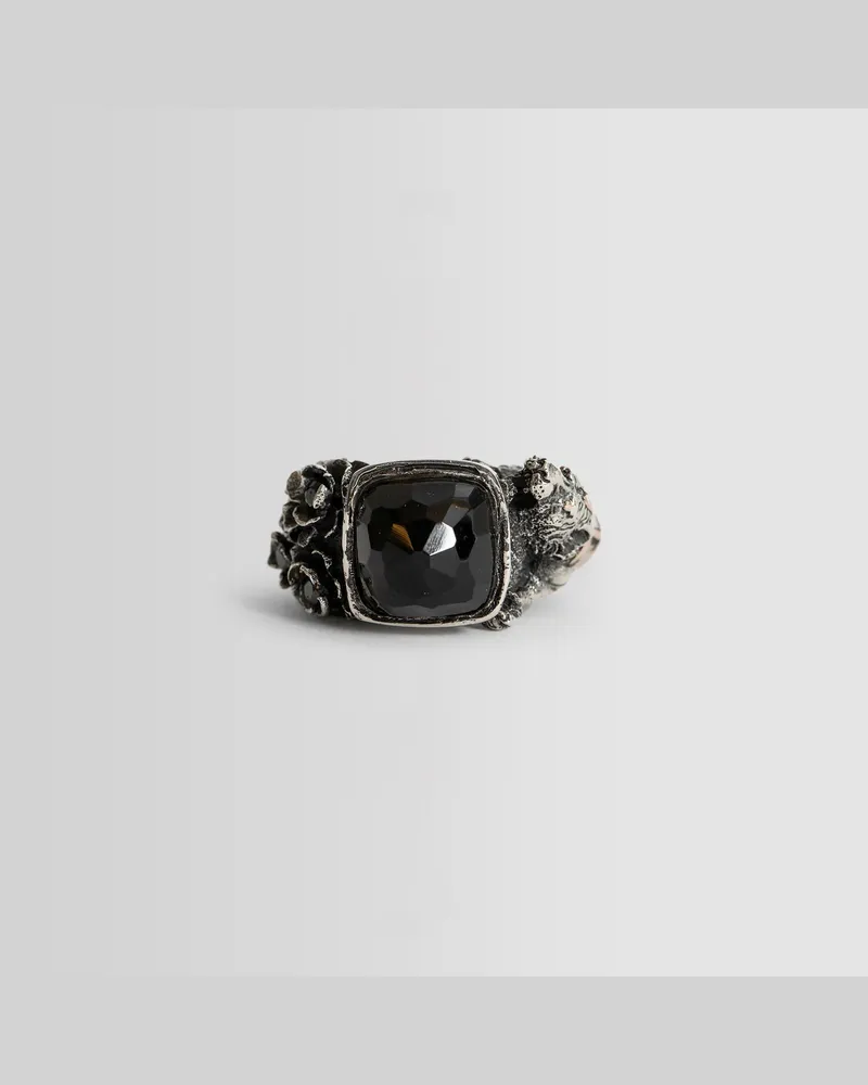 KD2024 Corsair Silver Ring With Onyx Stone Silver