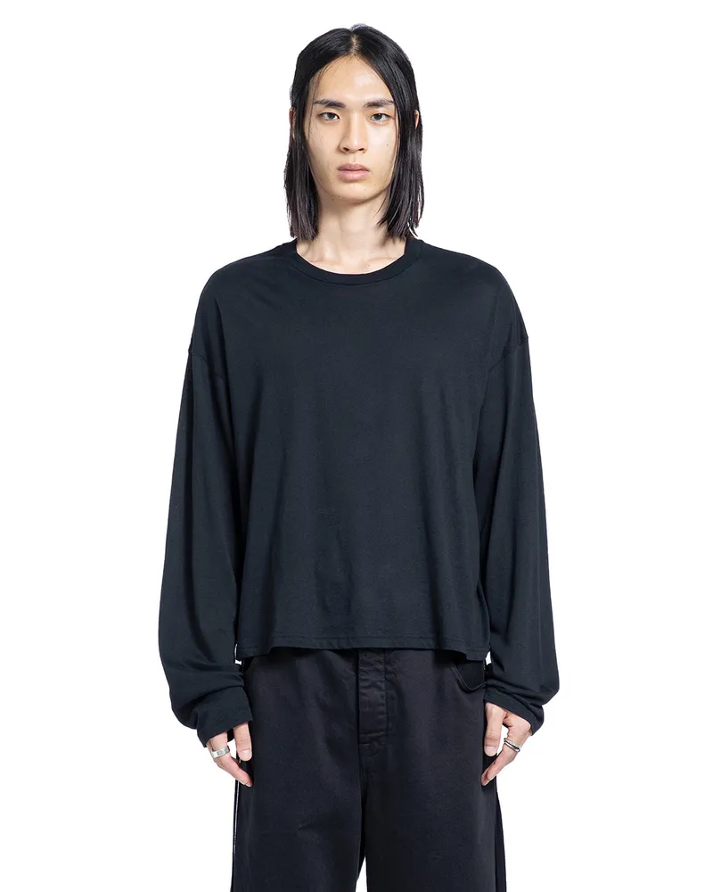 Ann Demeulemeester Emil ''Hollow Sound'' Long Sleeve T-Shirt Black