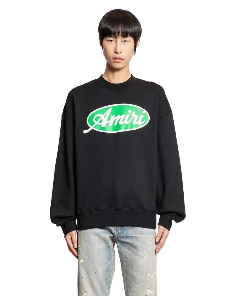 Amiri Oval Oversized Sweatshirt Black
