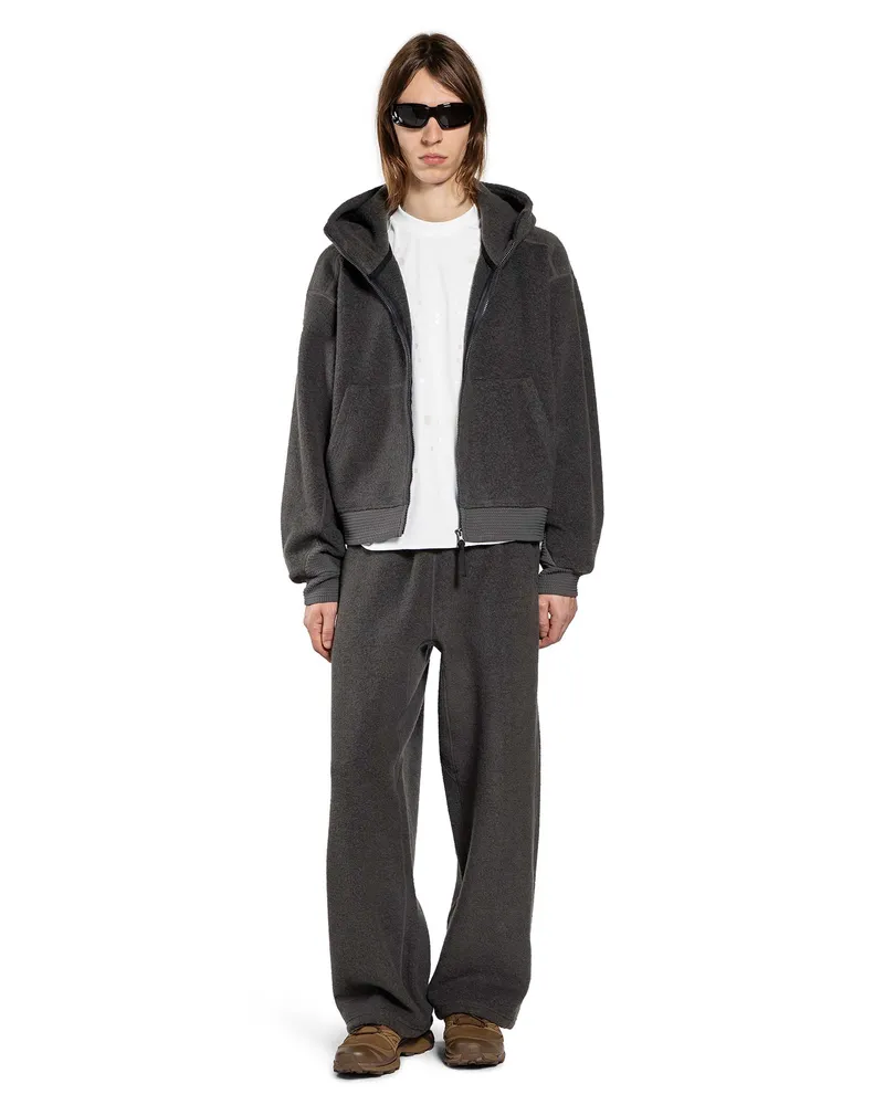 Goldwin 0 Wool Fleece Hoodie Grey