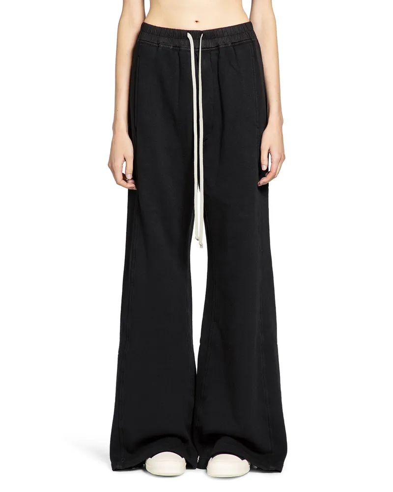 DRKSHDW by Rick Owens Wide Leg Cotton Pants Black