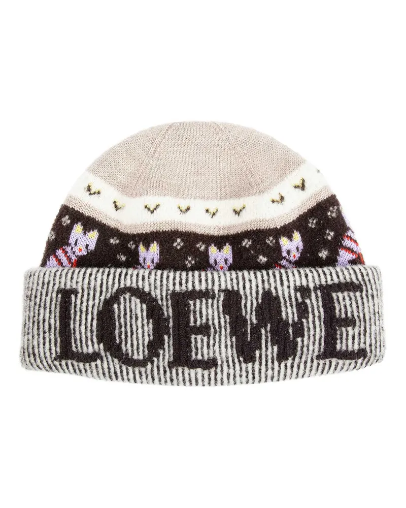 Loewe Louis Wain Beanie Beige