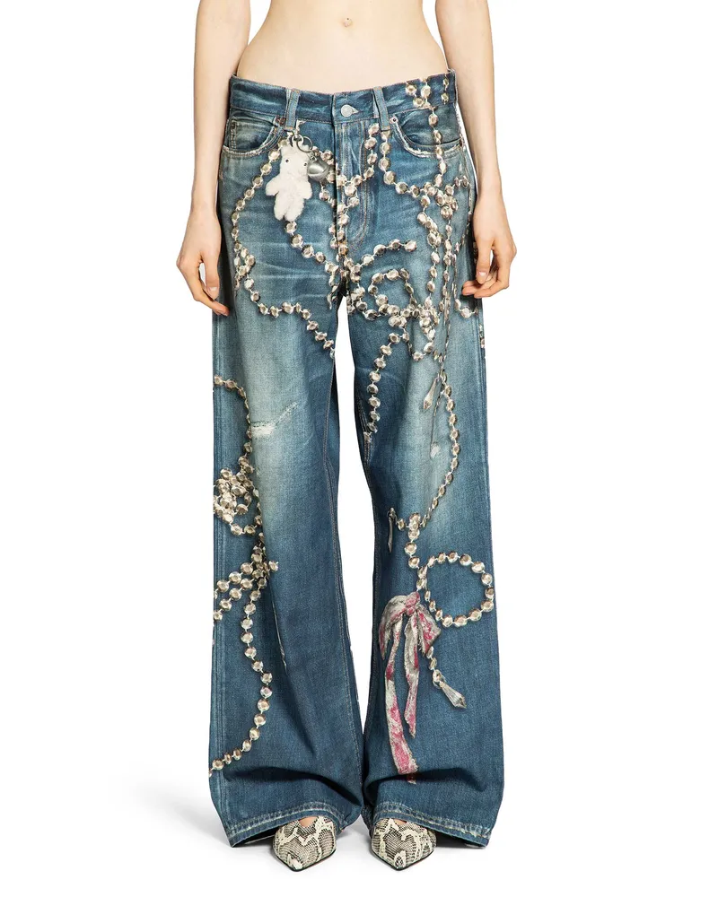 Acne Studios Loose Fit Jeans 1981 Blue