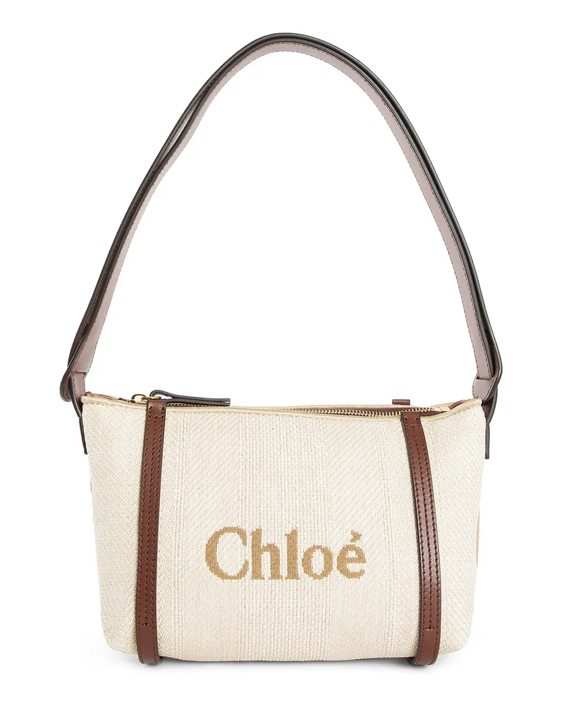 Chloé Carry Shoulder Bag Off-white
