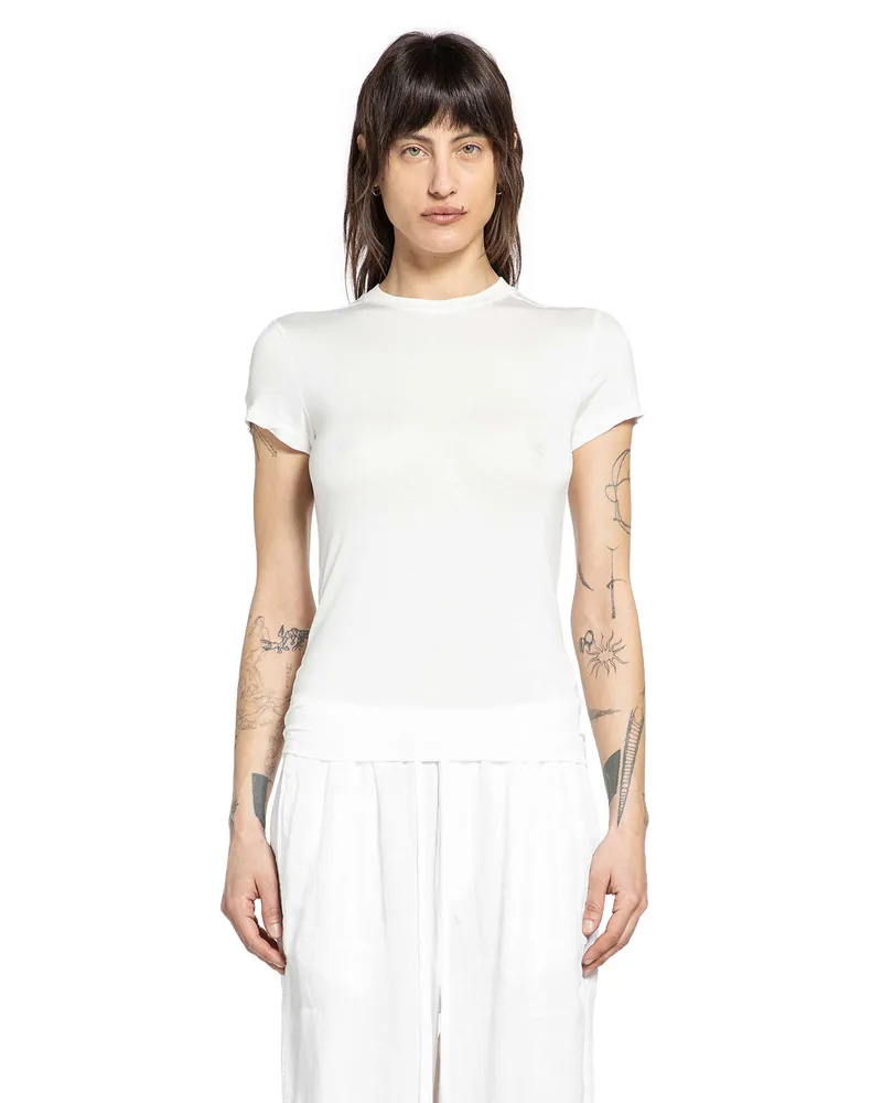 THOM KROM Basic Crewneck T-Shirt Off-white