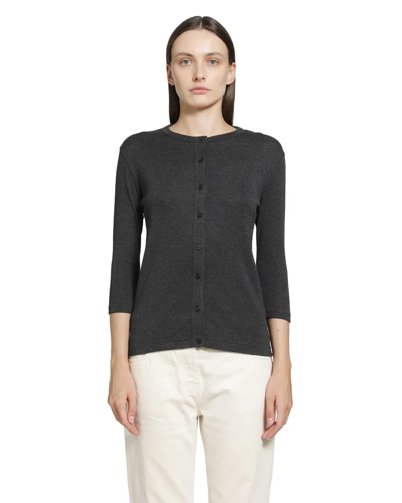 The Row Alena Top Grey