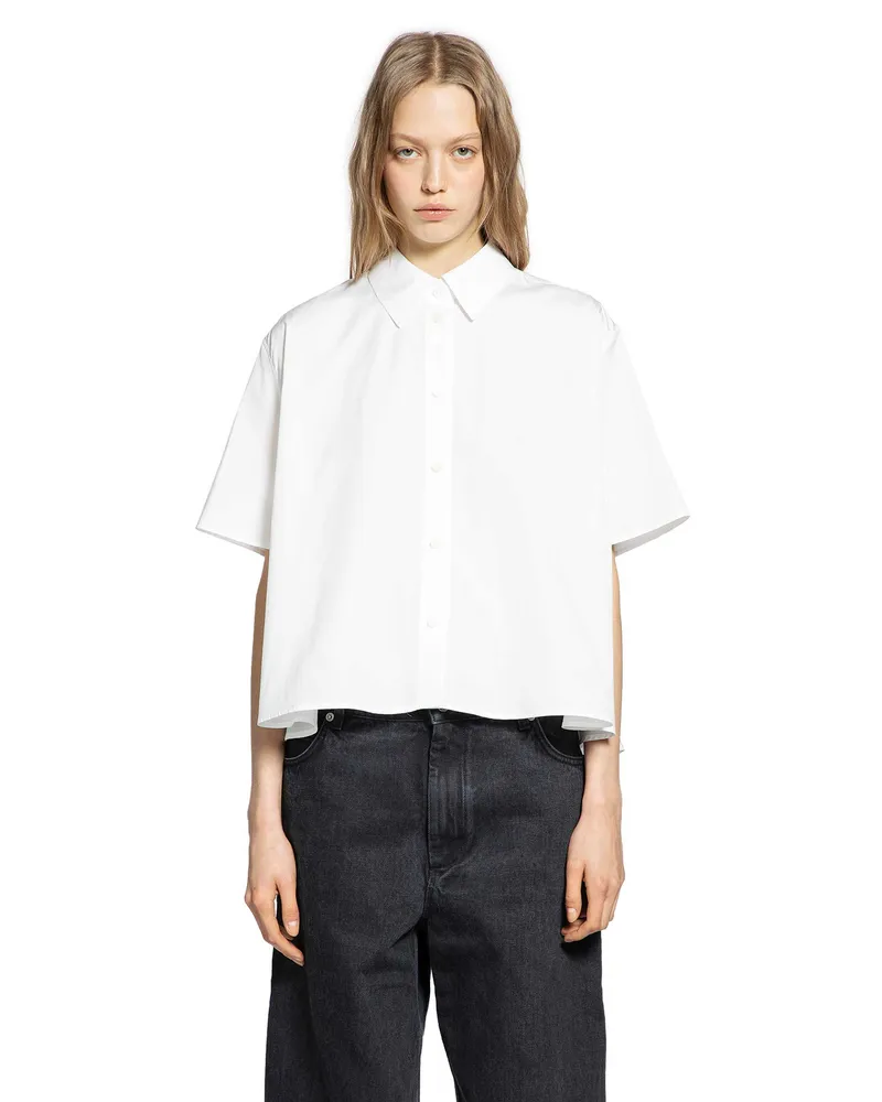 Loewe Short Sleeve Trapeze Shirt White