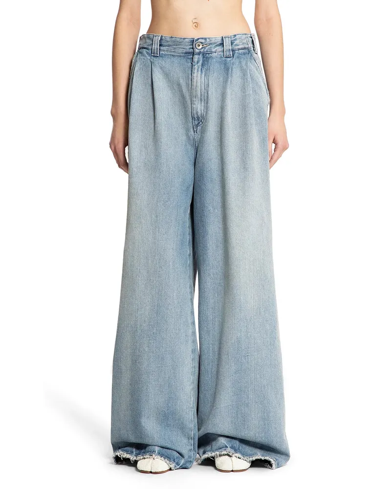 Maison Margiela Jeans a gamba larga Blue
