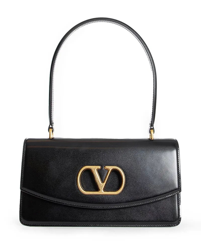Valentino Garavani Vain Bag With Handle in Leather Black