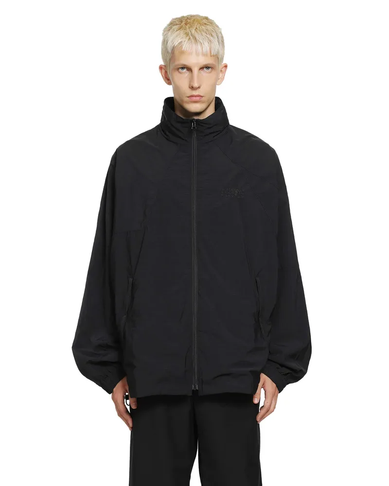 Maison Margiela Nylon Windbreaker Jacket Black