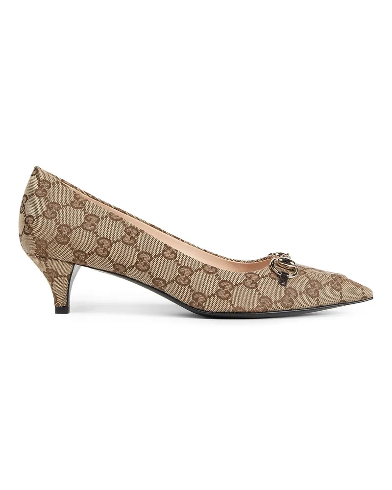Gucci Horsebit Pumps Beige