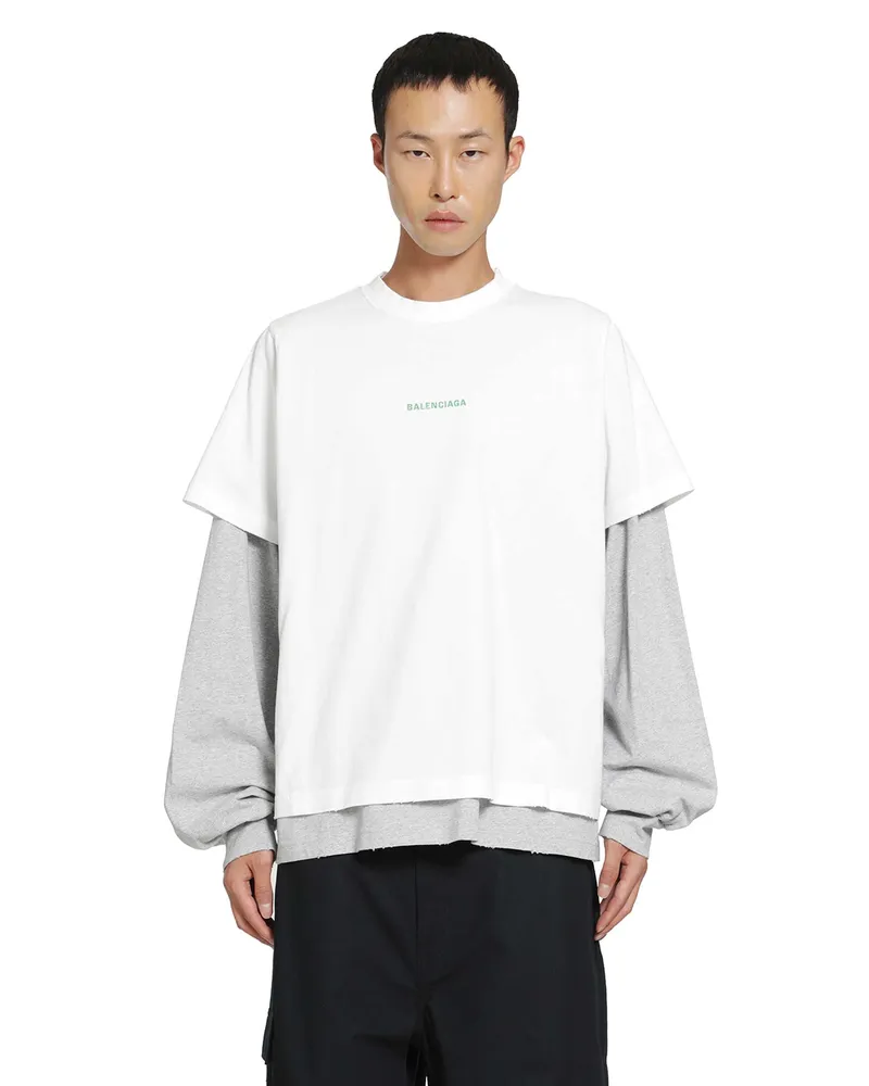Balenciaga Double T-Shirt White