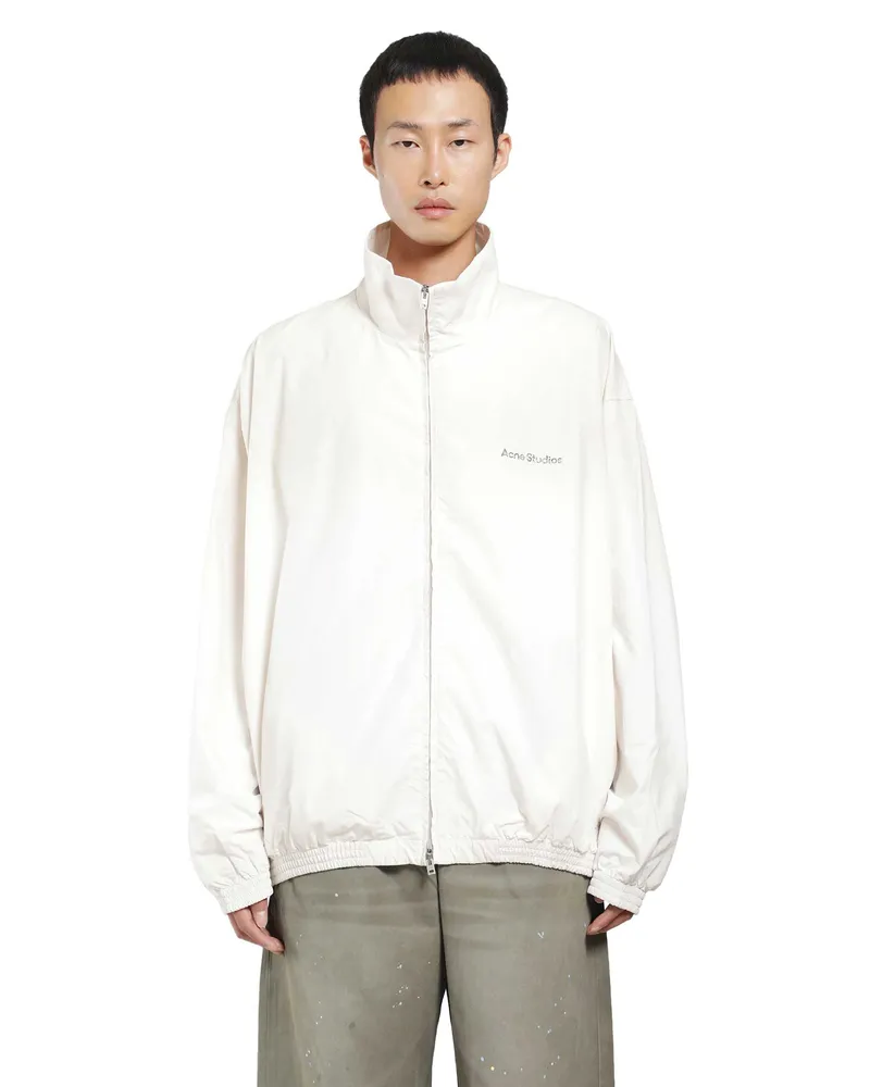 Acne Studios Washed 1996 Logo Jacket White