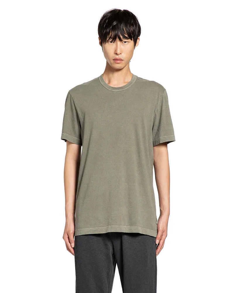 James Perse Crew Neck T-Shirt Green