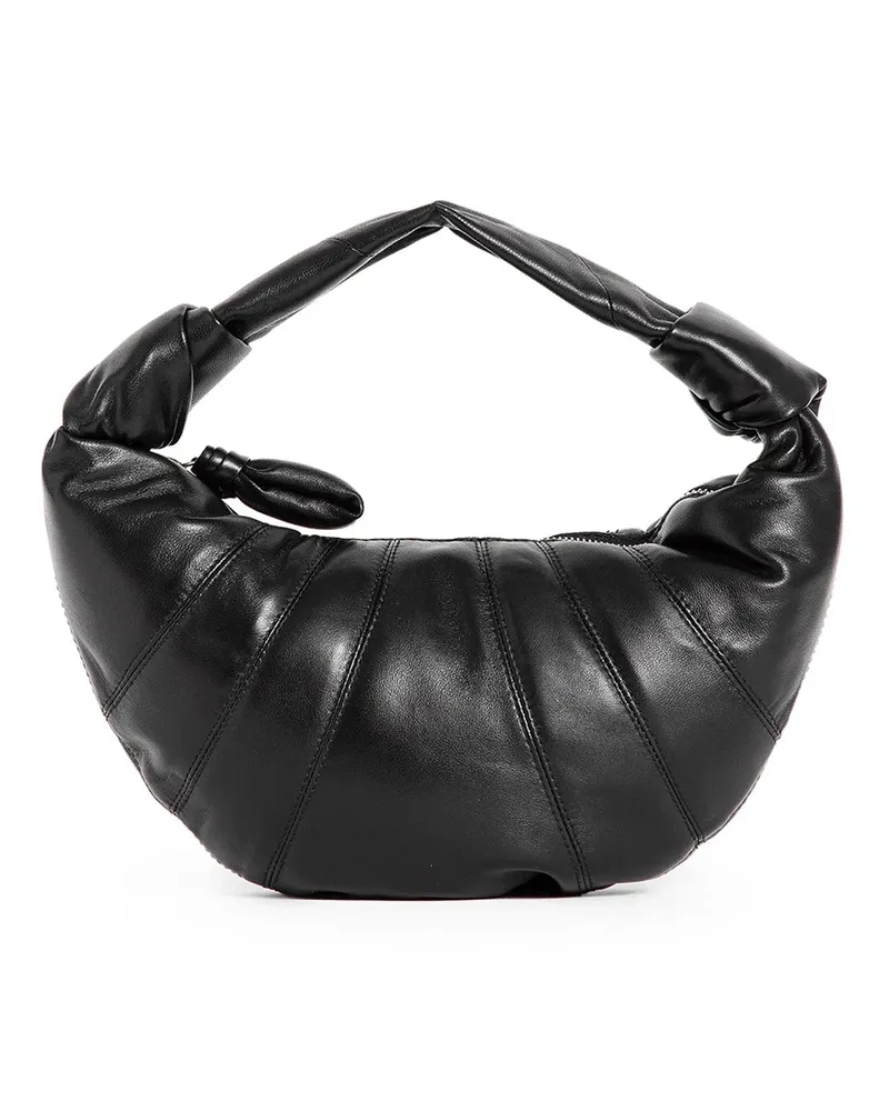 Christophe Lemaire Mini fortune croissant bag Black