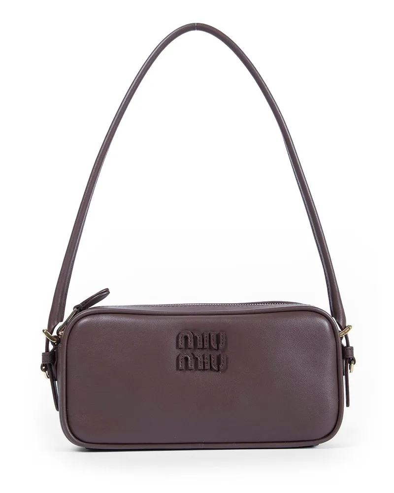 Miu Miu WOMAN BROWN WALLETS & CARDHOLDERS Brown