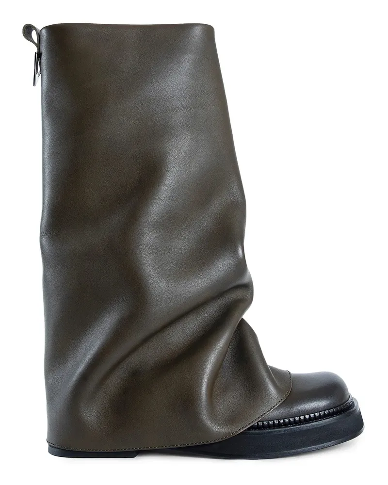ATTICO Robin'' Combat Boots Green