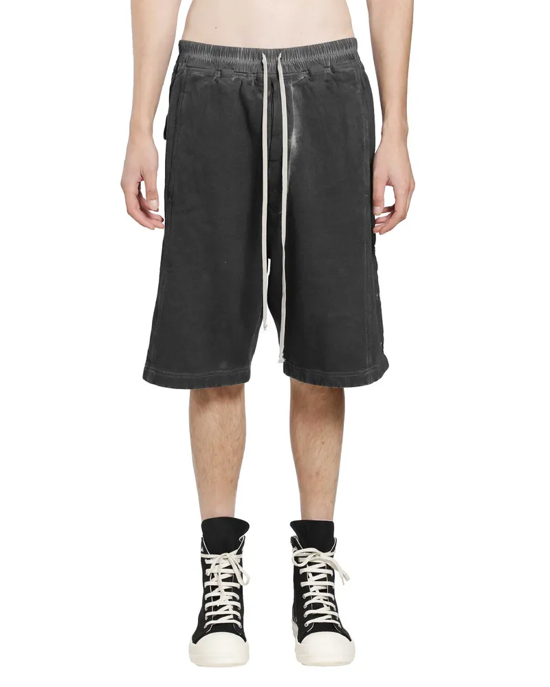 DRKSHDW by Rick Owens Tower Wide Pusher Shorts Grey