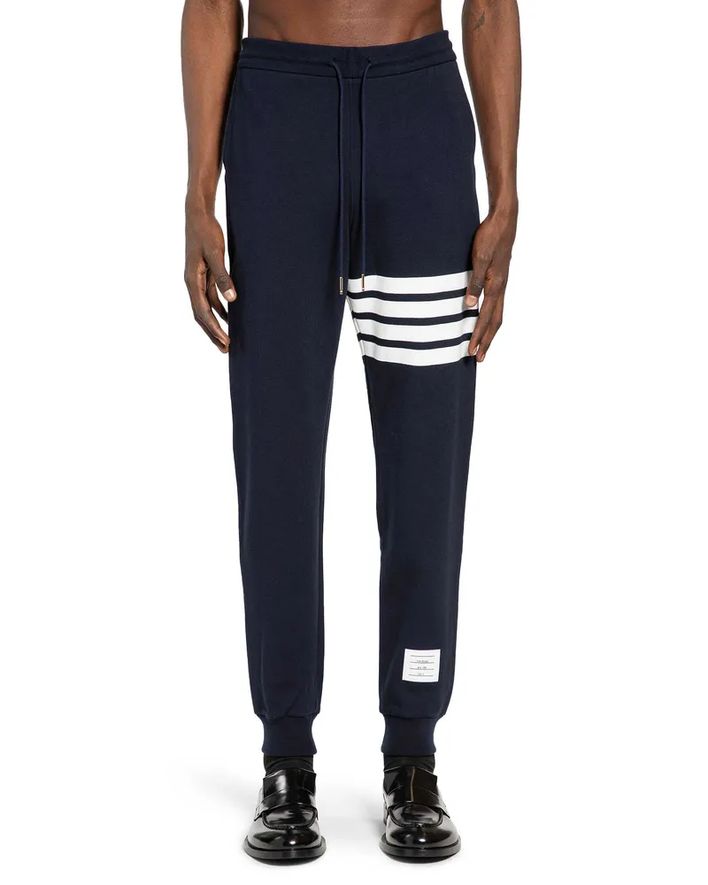 Thom Browne Classic Loopback 4-bar Sweatpants Blue