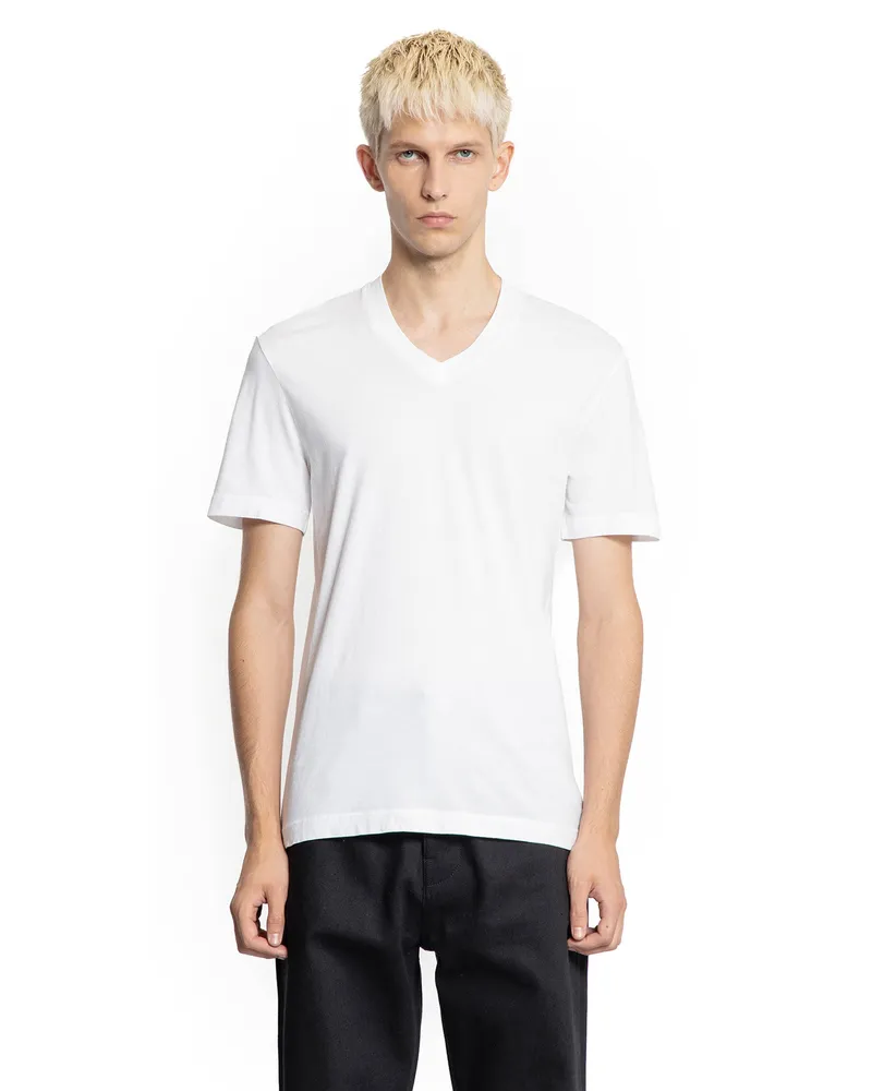 James Perse Lightweight Jersey V-Neck T-Shirt White