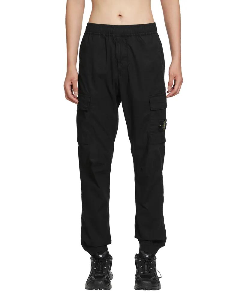 Stone Island 3100064 Cargo Trousers Black