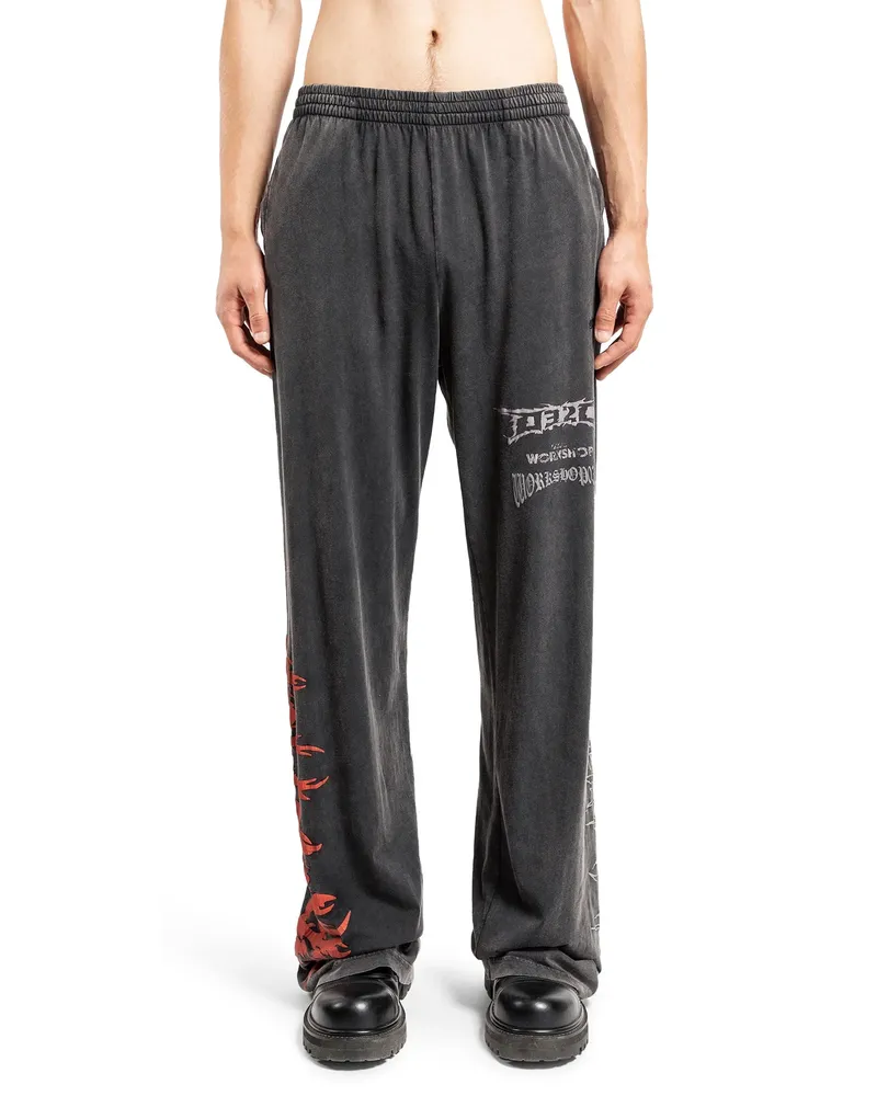 032c Pantaloni della tuta comodi per la telepresenza Black