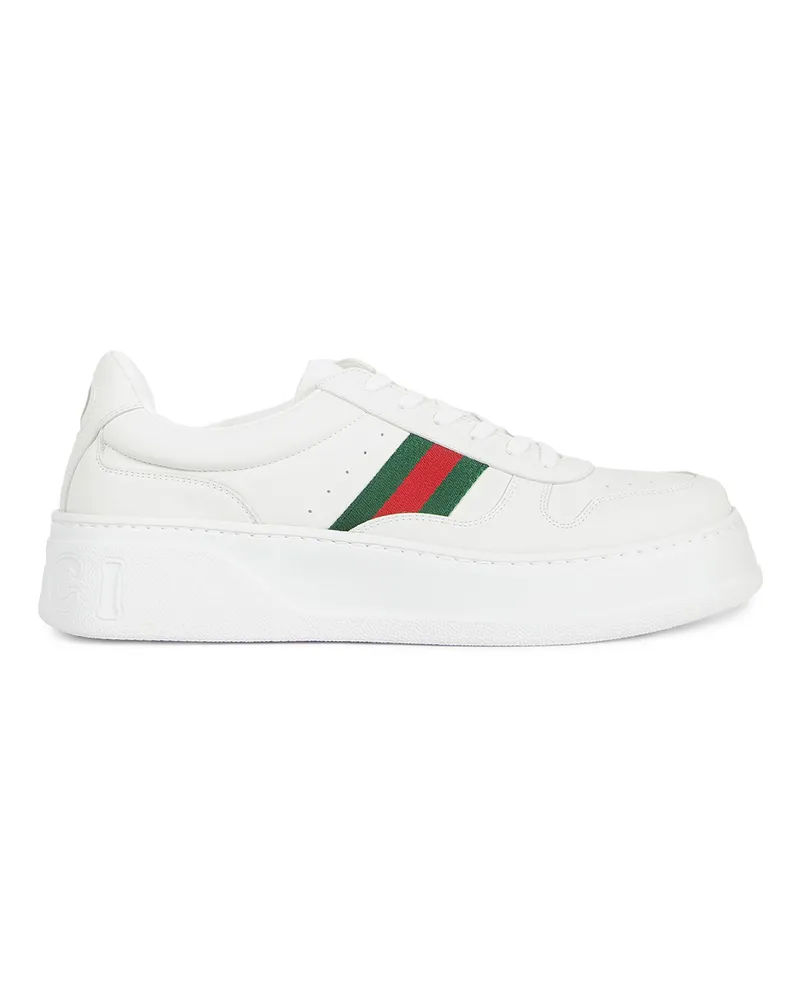 Gucci Chunky Web Sneakers White