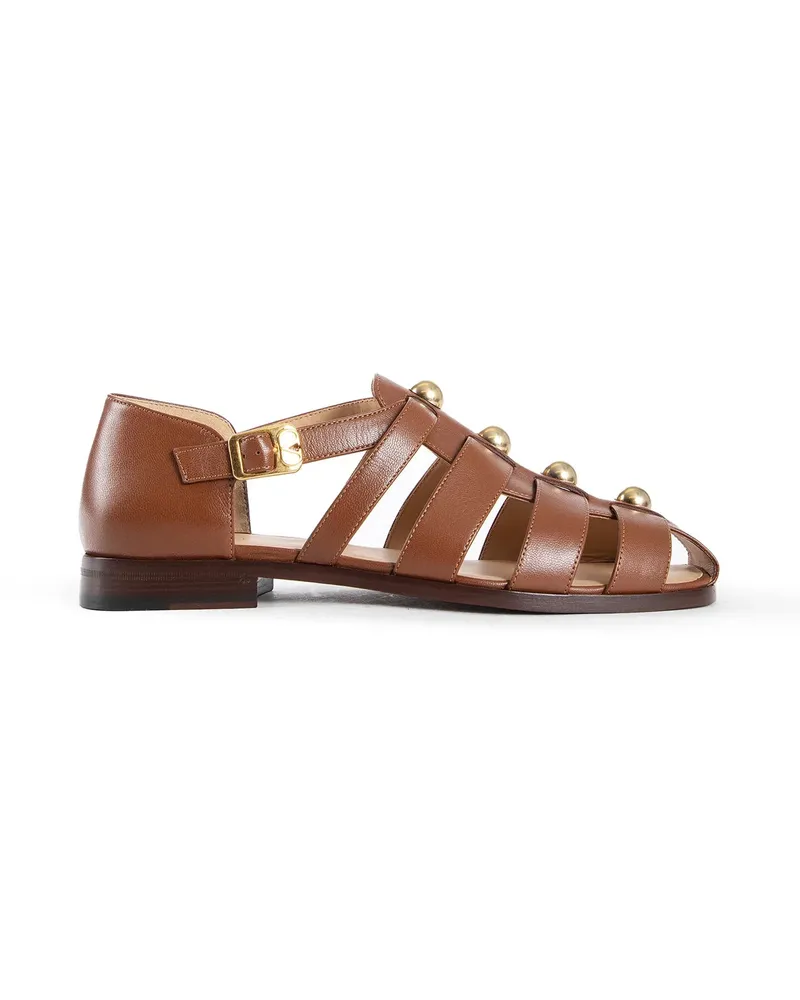 Valentino Garavani MAN BROWN SANDALS & SLIDES Brown