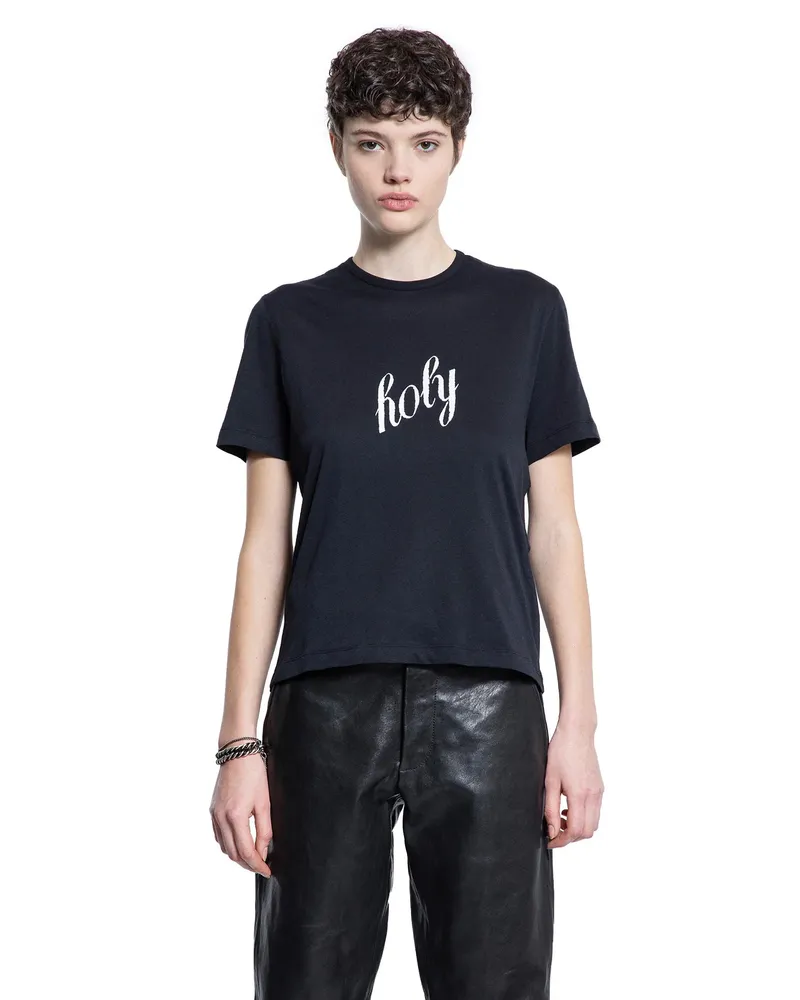 Ann Demeulemeester Fanie ''Holy'' Standard T-Shirt Black